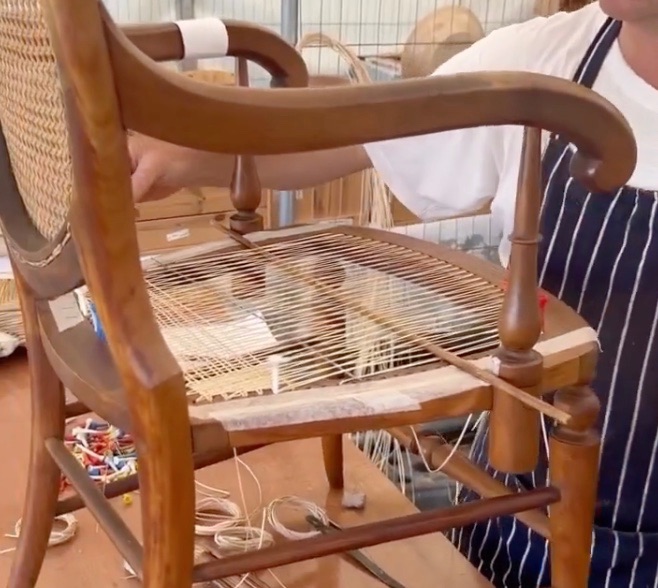 Jeremy Cuss, cane and rush craftsman