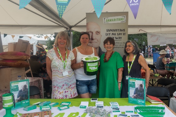 Samaritans team at Green Days 2023