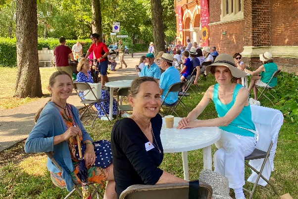 Teas outside the Parish Hall, Open Gardens2023